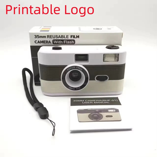 Hot Sale Custom Retro Style 35mm Reusable Film Camera Focus Free With Vintage Photography Camera Plastic Durable Professional
