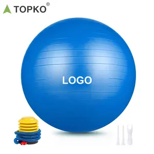 TOPKO 55/65/75cm çapında ev spor kullanımı pvc Yoga topu