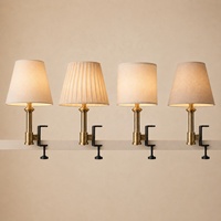Lampe murale sans fil rechargeable à pince réglable, abat-jour en rotin, LED magnétique, télécommande, 3 températures de couleur, intensité variable pour chevet