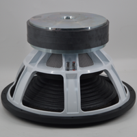 Caisson de basses de voiture de 18 pouces 5000W RMS SPL avec cône à contour en mousse, double bobine, puissance HYW-18125-008b