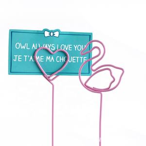 بيع بالجملة طاولة حفلات الزفاف مكان الأرقام الأشكال المخصصة ، حامل عرض بطاقات الأعمال المخصصة - Product Image 2