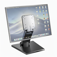Support d'écran en métal robuste Wearson compatible VESA 75x75 100x100, support de montage pour écran Dell Acer, remplacement de support d'écran