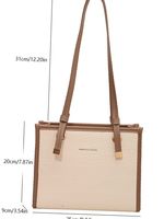 Sac fourre-tout en PU effet croco pour femme, personnalisable OEM/ODM, design européen et américain, fermeture éclair, doublure polyester, couleur unie