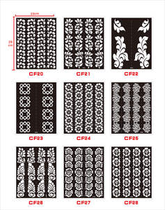 Plantillas de henna para tatuajes temporales, diseños de papel para henna, plantillas de serigrafía <span class=keywords><strong>Cricut</strong></span>, plantillas de mehndi, pegatinas de henna para el cuerpo. - Product Image 3