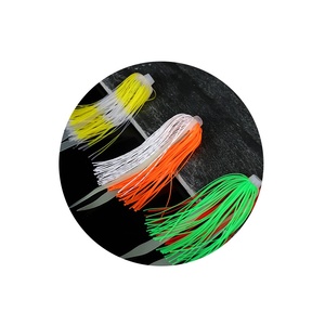 Esca Artificiale da <span class=keywords><strong>Pesca</strong></span> 70mm 88 Shares con Testa in Piombo e Gonna in Silicone per Bass - Product Image 5