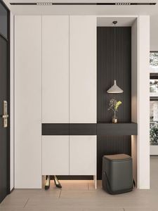 <span class=keywords><strong>Meuble</strong></span> de banc à chaussures en bois massif haut de gamme meubles sur mesure pour l'entrée du salon étagère à chaussures de séparation respectueuse de l'environnement - Product Image 6