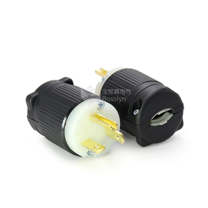 Spina Elettrica Industriale Nema 5-20P in Nylon Super Resistente/Spina Elettrica Americana Diritta/Nema 5-20P - Product Image 5