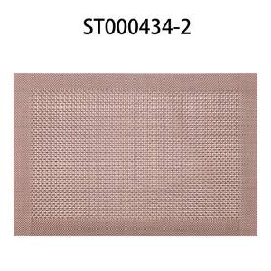 Napperon occidental isolé antidérapant en PVC épaissi de style japonais de couleur unie tapis transfrontalier rectangulaire minimaliste moderne - Product Image 4