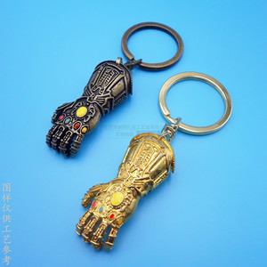 Porte-clés Gant de Chevalier en Laiton 55x10x12mm Style Antique Durable pour Cadeau et Promotion - Product Image 4