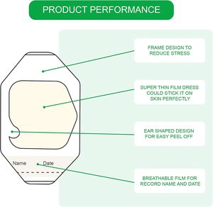 防水透明傷IVドレッシング10X15CM、25PK - Product Image 3