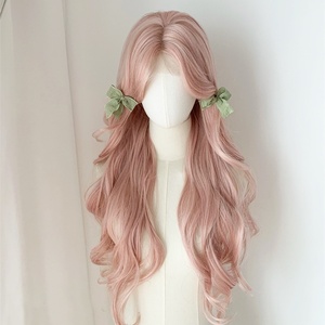 วิกผมหน้าผากสำหรับผู้หญิง ทนความร้อนสูง คลุม<span class=keywords><strong>ทั้ง</strong></span>ศีรษะ ลอนใหญ่ ทรงเลขแปด พร้อมหน้าม้าบางเบา ใช้ได้ทุกวัน ช่วยเปลี่ยนลุคของคุณ - Product Image 3