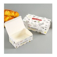 Caja para Pollo Frito Personalizada, Resistente al Aceite, Desechable, para Comida Rápida para Llevar