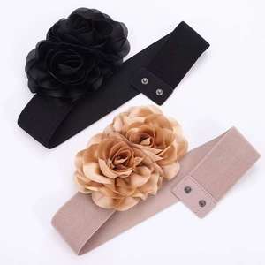 Cinto Feminino Elástico com Dupla Flor, Novo Design, Grande Venda - Product Image 3