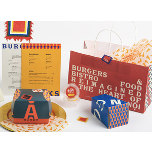 Burger hộp tái sử dụng bán buôn vuông bao bì takeout trượt khoai tây chiên bánh pizza Burger hộp - Product Image 6