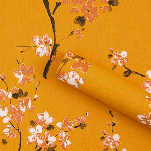 Papel de embalaje para flores frescas, diseño de cejas alegres, papel artístico retro grueso, material floral impreso de alta gama para embalaje. - Product Image 6