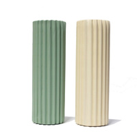 Rouleau en mousse EVA haute densité longue durée, vert/vert menthe, 33 cm x 11,5 cm, surface rainurée pour la récupération post-entraînement et le yoga
