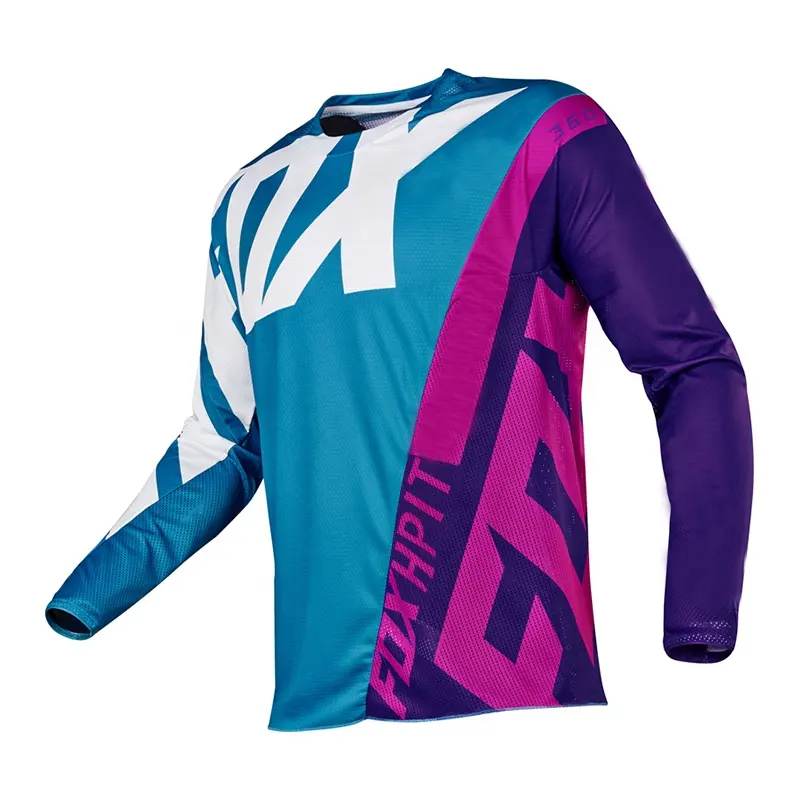 Camisetas para bicicleta de montaña y motocicleta, maillot para descenso, MTB, todoterreno, DH, MX