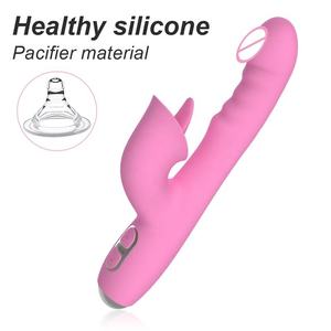 Vibrateur lapin OEM, masseur léchant la langue, stimulateur clitoridien vaginal féminin, jouet sexuel vibrant, <span class=keywords><strong>masturbateur</strong></span> - Product Image 1