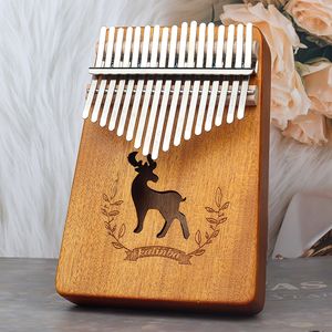 Confiable y buena Starway personalizado sólido superior caoba Kalimba 17 teclas pulgar Piano niños instrumento de música <span class=keywords><strong>Calimba</strong></span> para niños - Product Image 5