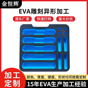 Insert en mousse EVA Jin Henghui, forme personnalisée, densité 38, matériau de rembourrage protecteur pour le soutien des emballages - Product Image 5