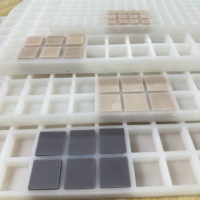 Nouveau moule à pâtisserie rectangulaire personnalisé de qualité alimentaire à 125 cavités, pour gâteaux, bonbons, chocolat, réutilisable, antiadhésif, résistant à la chaleur, bricolage pour gâteaux/bonbons