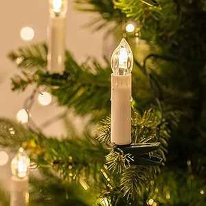Bougies <span class=keywords><strong>LED</strong></span> d'extérieur pour sapin de Noël Installation facile pour fête d'anniversaire Fête de Noël Arbre de Noël en cire - Product Image 2