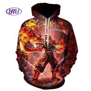 Venta al por mayor <span class=keywords><strong>Cosplay</strong></span> <span class=keywords><strong>Nezuko</strong></span> 3D Digital impreso sudadera japonés Anime hombres Demoned <span class=keywords><strong>Slayer</strong></span> Sudadera con capucha - Product Image 4