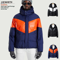 Doudoune Homme Hiver Personnalisable Manteau Chaud Parka Classique Vêtements D'Extérieur