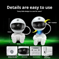 Projecteur d'étoiles Spaceman, lampe de chevet LED galaxie pour chambre d'enfant, projecteur d'étoiles LED galaxie astronaute pour chambre d'enfant