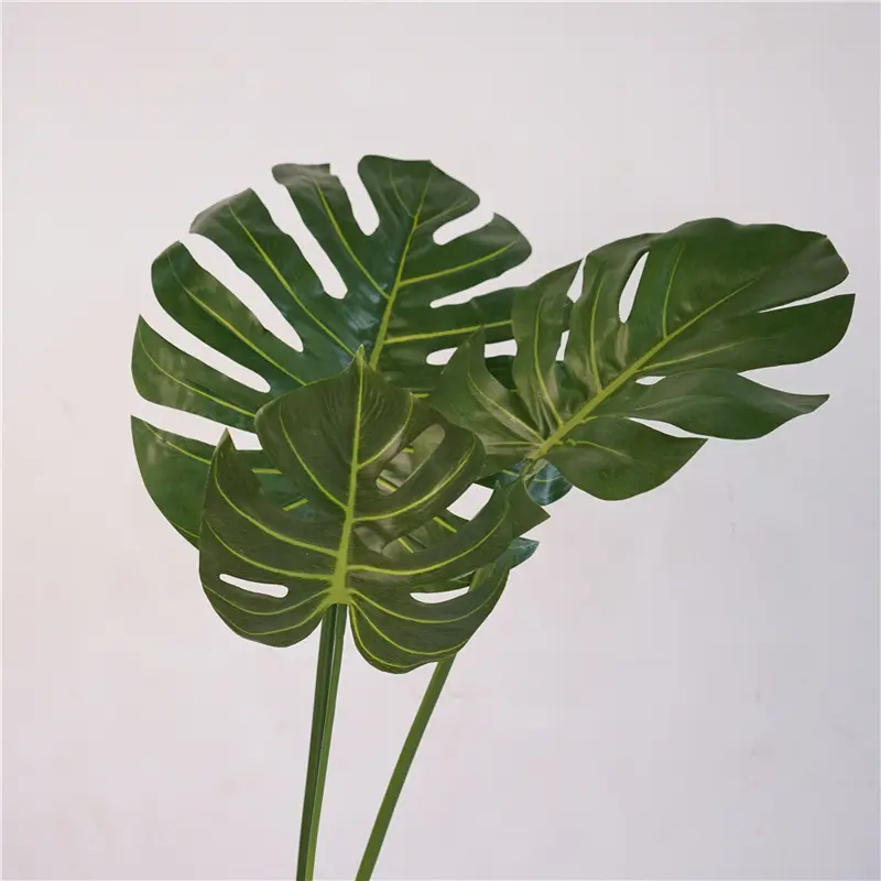 F330北欧風シミュレーション緑の植物の葉カメバック葉家の装飾植物窓風景結婚式卸売