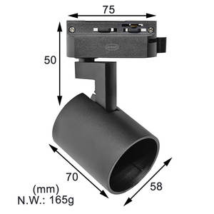 LEDEAST TG050 لإضاءة المتاحف قوس متوافق مع الألومنيوم GU10 MR16 GU5.3 - Product Image 2