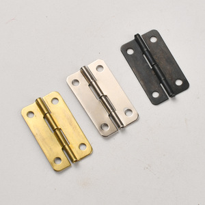 Charnière de meuble 30x17mm en fer, montage en surface, style rustique, pour boîte en bois, sac à bagages - Product Image 2