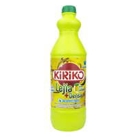 Kiriko FLJD0002 1.5L LEMON THICK Nettoyant pour salle de bain en poudre/liquide/gel à base de blanchiment et de détergent Fabriqué en Espagne