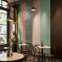 Panneau mural intérieur WPC de haute qualité, imperméable, écologique, facile à installer, pour revêtement mural décoratif
