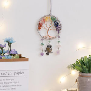 Haute qualité <span class=keywords><strong>pas</strong></span> <span class=keywords><strong>cher</strong></span> noir bohème cristal capteur de rêves voiture suspendu corde désodorisant fonctionnel - Product Image 3