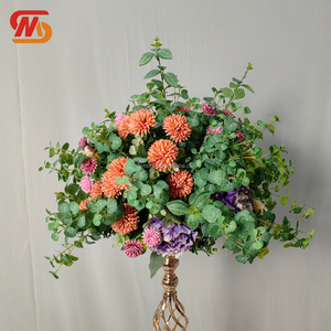 ลูกบอลดอกไม้ประดิษฐ์จากผ้าไหมสำหรับตกแต่งงานแต่งงาน งานวันเกิด ดีไซน์ใหม่ สวยงาม เหมาะสำหรับตกแต่งโต๊ะกลาง - Product Image 4