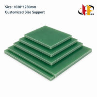 Feuille de fibre de verre laminée époxy verte Hengfeng FR4, résistance à la traction de 320 MPa, ignifuge V-0, 14-16 kV, usage industriel, haute performance