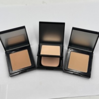 Poudre de fond de teint pressée mate à contrôle d'huile, marque privée en gros, imperméable, végétalienne, poudre compacte fixante pressée