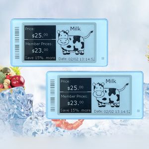 Etiqueta Electrónica de Precio para Estante de 2.6 Pulgadas con Soporte para Etiquetas de Precio para Alimentos Congelados, Etiquetas Electrónicas Inteligentes para Exhibición de Productos Cárnicos - Product Image 1