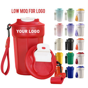 Gobelet isotherme classique pour cola 450 ml avec couvercles colorés, en acier inoxydable, personnalisable avec logo, tasse de voyage, tasses à <span class=keywords><strong>café</strong></span> thermiques avec poignée - Product Image 1