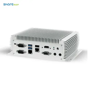 Qinglian, изготовленный на заказ, два Ethernet Mini PC Core I5, 4-го поколения, мини-промышленный ПК, последовательные порты с SIM-слотом