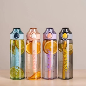 Bouteilles <span class=keywords><strong>d</strong></span>'eau pour sports <span class=keywords><strong>d</strong></span>'été pouvant être utilisées par les adultes et les enfants comme bouteilles <span class=keywords><strong>d</strong></span>'eau en plastique résistant aux hautes températures - Product Image 1