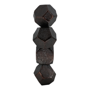 Piccola scultura a forma di sfera, statuetta decorativa per casa, ufficio, soggiorno, bagno, ingresso - Product Image 5