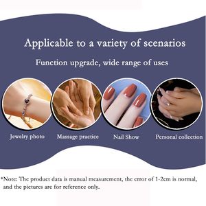 Modèle de main en silicone pour femme, accessoires de présentation pour la science médicale et la bijouterie, modèle de main pour <span class=keywords><strong>manucure</strong></span>, modèle de main humaine - Product Image 3