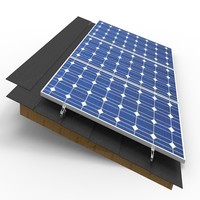 Supports de toiture GTERGY Xiamen pour structure de fixation rapide de modules solaires photovoltaïques 100 kW, en acier inoxydable et aluminium, garantie 12 ans