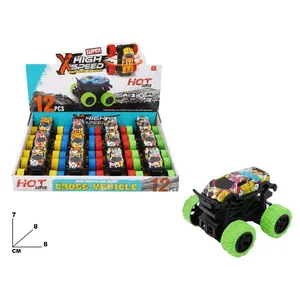 รถของเล่น 4x4 คลัตช์มินิ อินเนอร์เทีย วีฮิเคิล 12 ชิ้น ชุดของเล่นรถครอสสำหรับเด็ก - Product Image 1