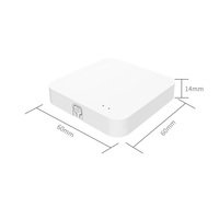 Passerelle multi-mode Tuya Smart Zigbee, Hub sans fil maillé, Télécommande, Design à clapet, Écran IPS, Alimentation USB, Contrôle par application Android