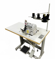 Machine à coudre industrielle automatique à grande vitesse pour la production de pantalons et de jeans avec moteur Core RNEX4-5