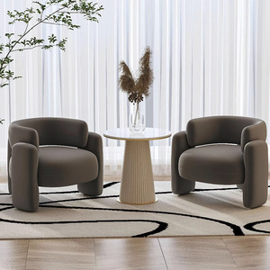 BLD Hotel Reception Lounge Furniture Set Fabric Chair and Coffee Table Modern Durable Eco-Friendly Home Office Living <b>Room</b> - Product Image 3