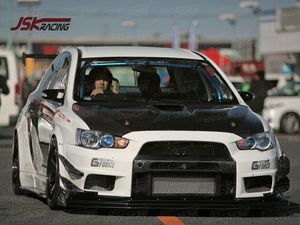 2009 VER VRS STIL HALB CARBON FASER BREITE KÖRPER KITS FÜR 2008-2015 MITSUBISHI EVOLUTION EVO 10 - Product Image 5